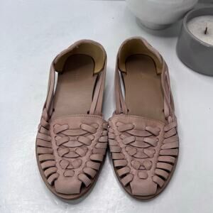 Nisolo Huarache Leather Sandals Leather Pink Women 5 Anthropologie